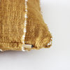Striped Slub Cushion Golden Yellow