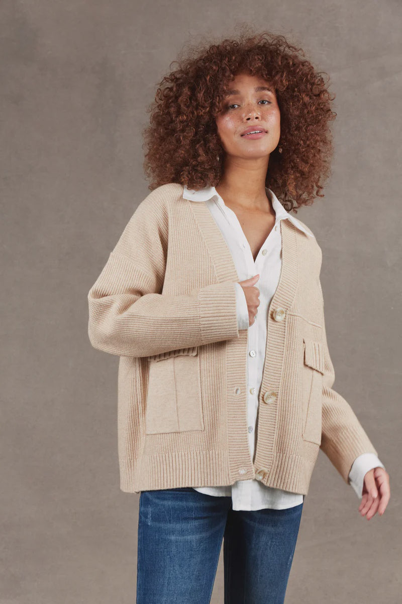 Nakako Pocket Cardigan / Oat