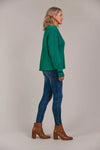 Palmer Cable Knit Teal