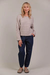Merano Cable Knit Flax