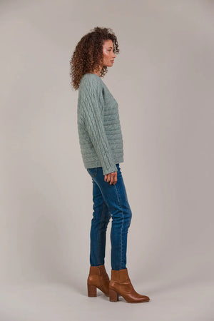 Merano Cable Knit Jasper
