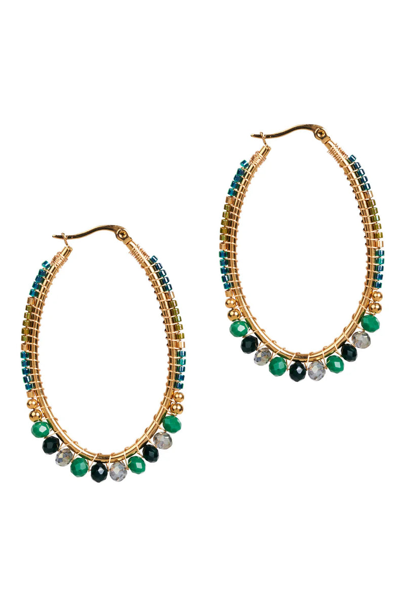 Manta Hoop Earring