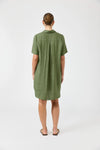 Studio Short Shirt Dress / Olive