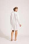 Miramar Shirt Dress / White