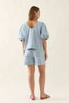 Sofie Denim Top / Sky