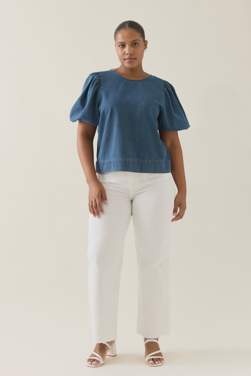 Sofie Denim Top / Drift