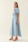 Sofie Denim Dress Maxi / Sky
