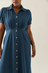Sofie Denim Dress Maxi / Drift