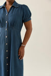 Sofie Denim Dress Maxi / Drift