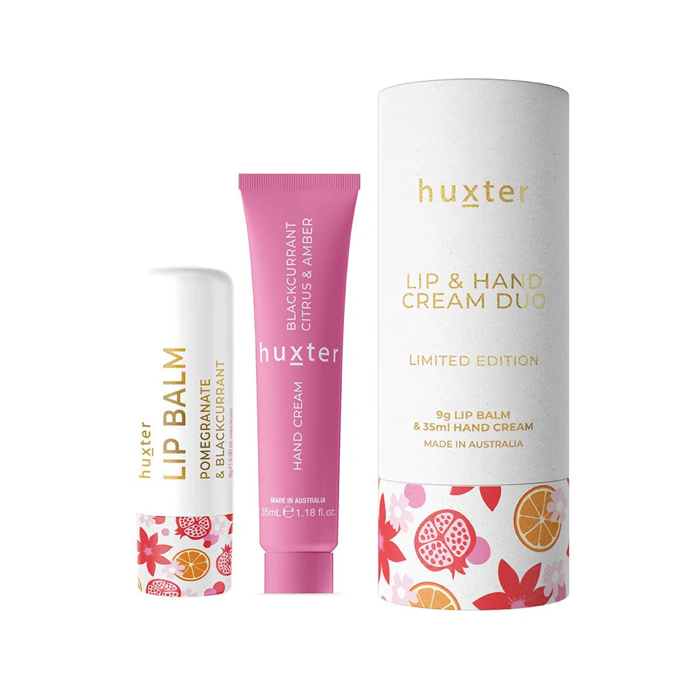 Lip & Hand Cream Duo / Xmas Flowers