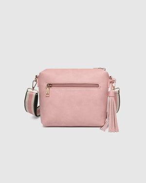 Kasey Stripe Strap Crossbody Bag