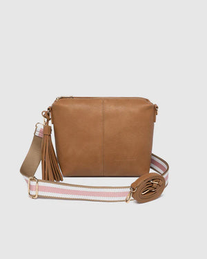 Kasey Stripe Strap Crossbody Bag