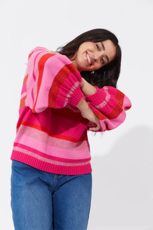 Yuma Jumper Chilli/Pink