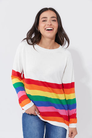 Florida Stripe Jumper Rainbow