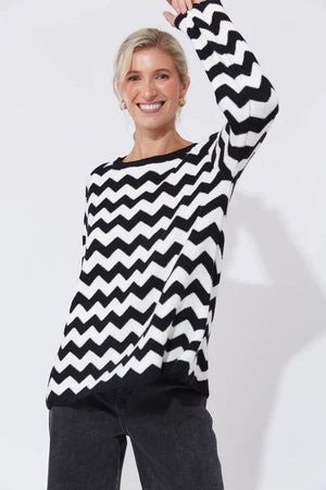 Marrakesh Jumper White/Kohl