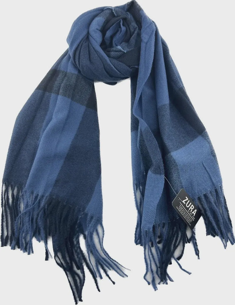 Plaid Shawl Wrap Blues