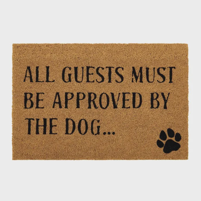 All Guests PVC Backed Door Mat