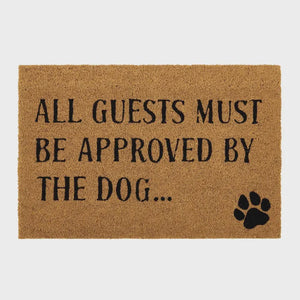 All Guests PVC Backed Door Mat