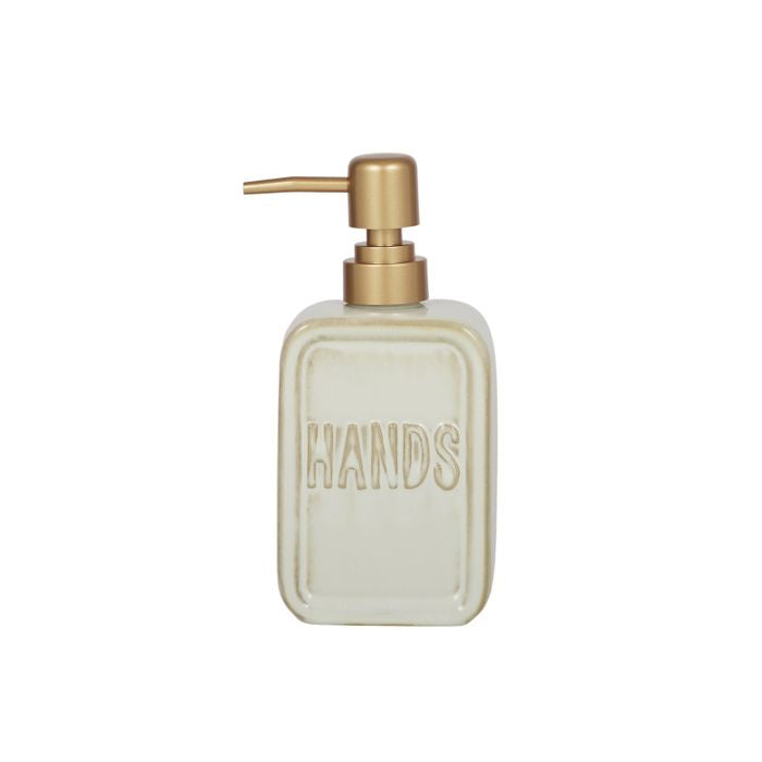 Hands Ceramic Soap Dispenser Ivory