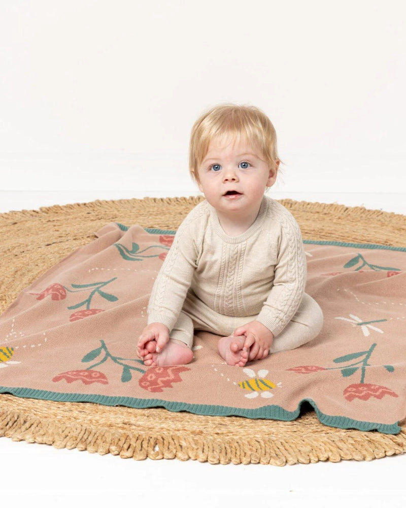 Drew Dragonfly Baby Blanket