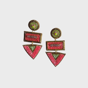 Beaded Arrow Earring