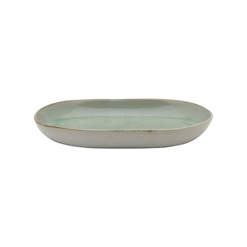 Galet Sml Shallow Oval Bowl 22cm Sage