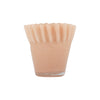 Tousle Fluted Vase Pink 14cm