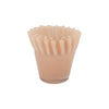 Tousle Fluted Vase Pink 14cm