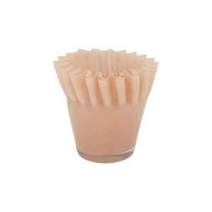 Tousle Fluted Vase Pink 14cm
