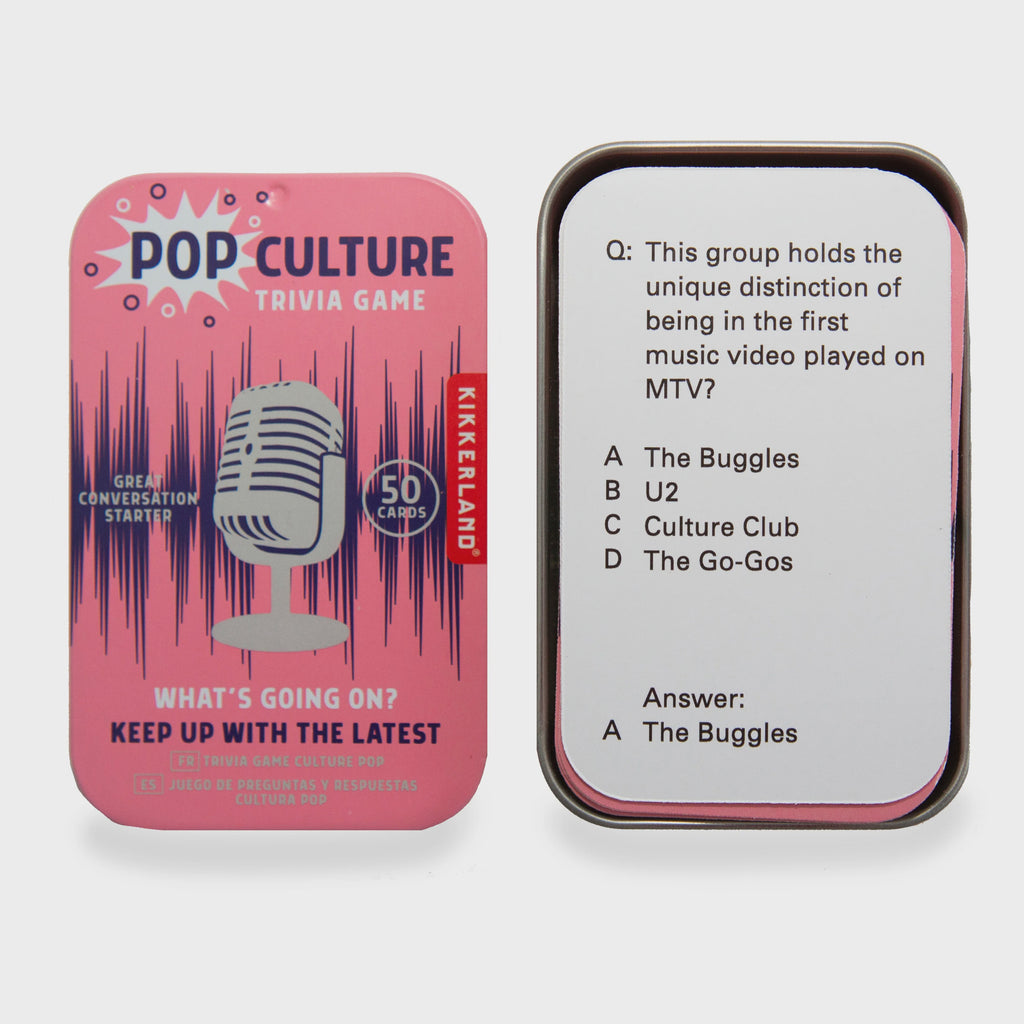Pop Culture Trivia Tin