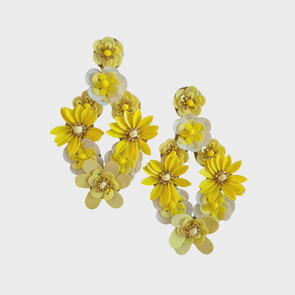 Sunny Beaded Earring