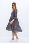 Milos Elysian Dress Tan Print