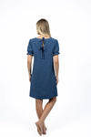 Sana Shift Dress Ocean Blue