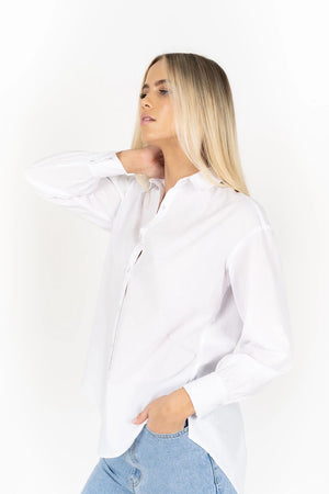 The Stephanie Shirt White