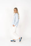 The Boyfriend Shirt Ice Blue