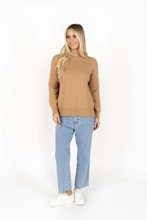 Asha Jumper Camel