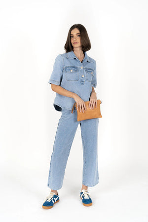 Amici Top Cloud Blue