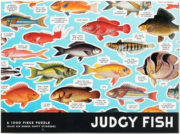 Judgy Fish Puzzle 1000pc