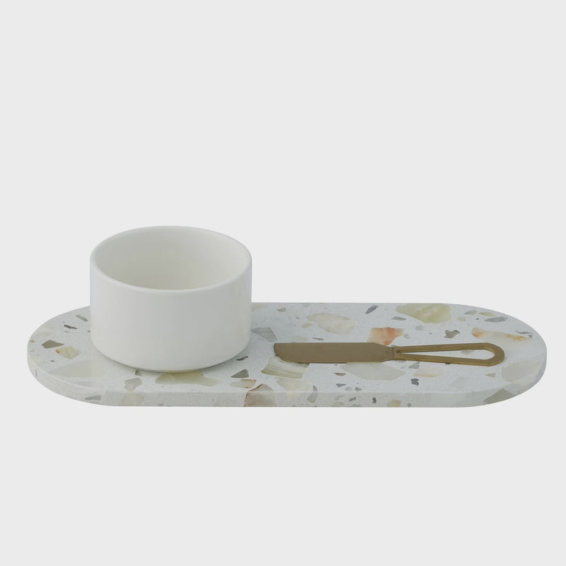 Winifred 3pc Terrazzo Set