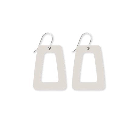 Earth & Stone Clay Outline Trestle Drop Earrings