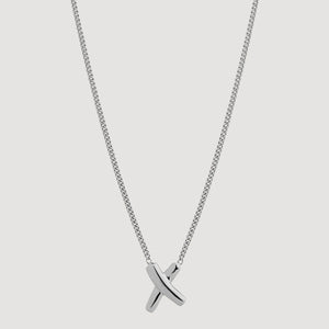 Bisous Silver Necklace