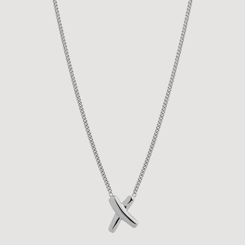 Bisous Silver Necklace