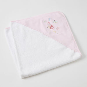 Birdie Embroidered Hooded Towel