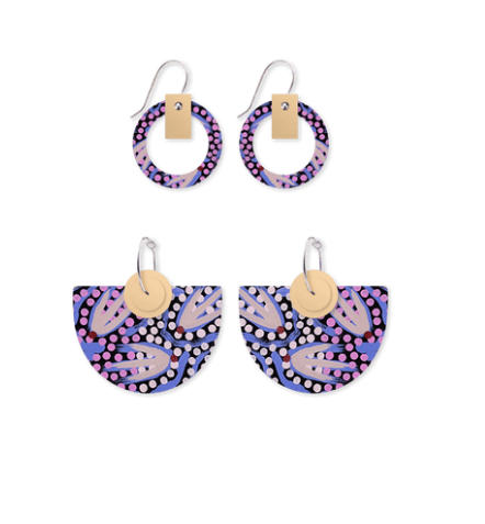 Azeza Possum Dreamtime Bell Halo Pack Earrings