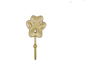 Paw Metal Wall Hook / Gold