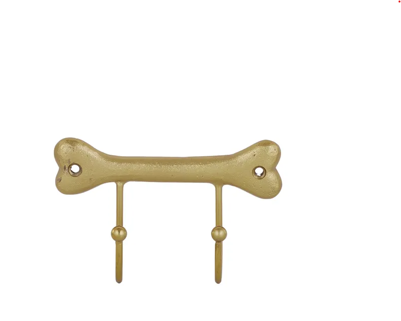 Bone Metal Wall Hook / Gold