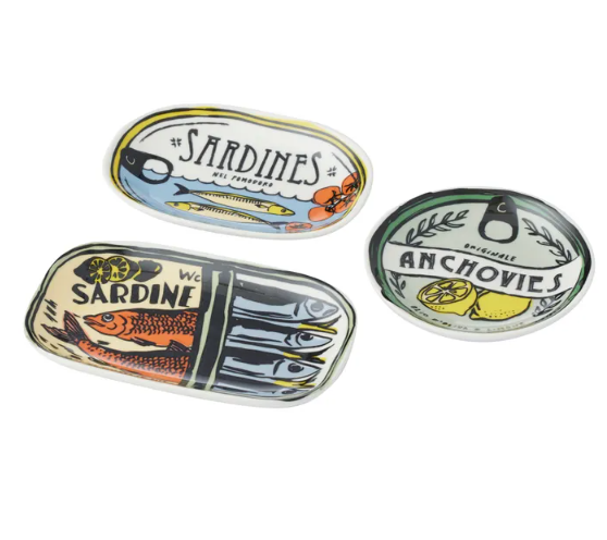 Sardina Trinket Dish Asst