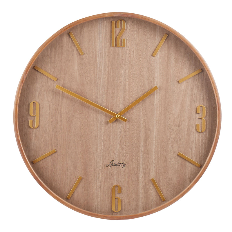 Wood Wall Clock 60cm