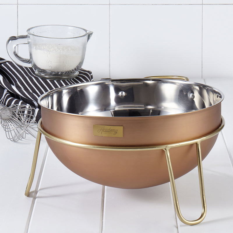 Edwin Copper Mixing Bowl with Stand