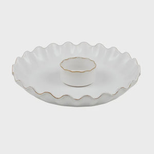 Agua 2pc Ceramic Serving Set